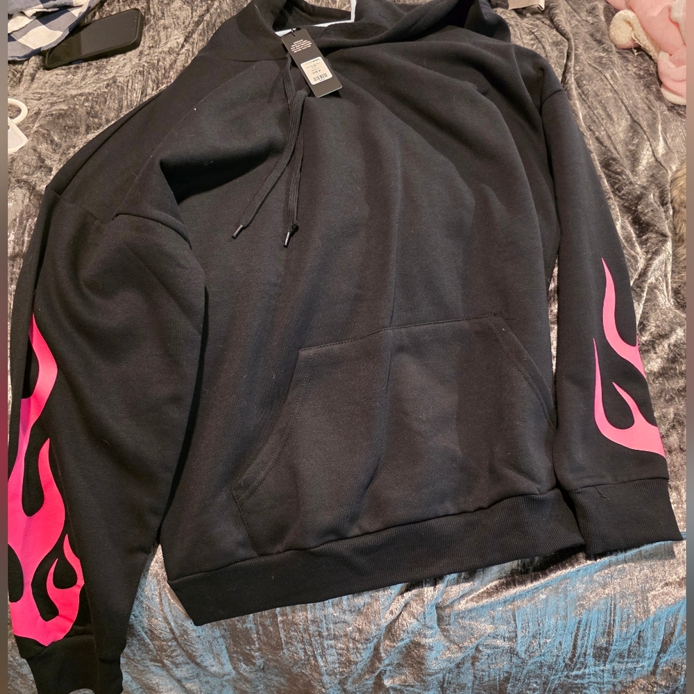 Fashion Nova Classic Black Hoodie